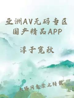 亚洲AV无码专区国产精品APP